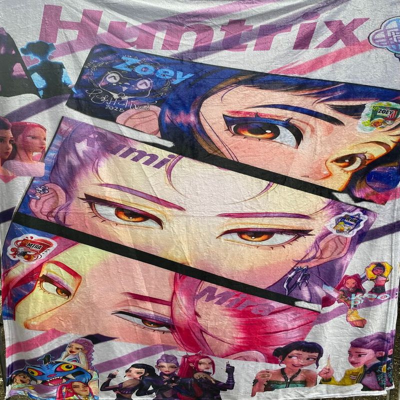 Exclusiva! Cobija Frazada Ultra Suave K-Pop Dem... image number null