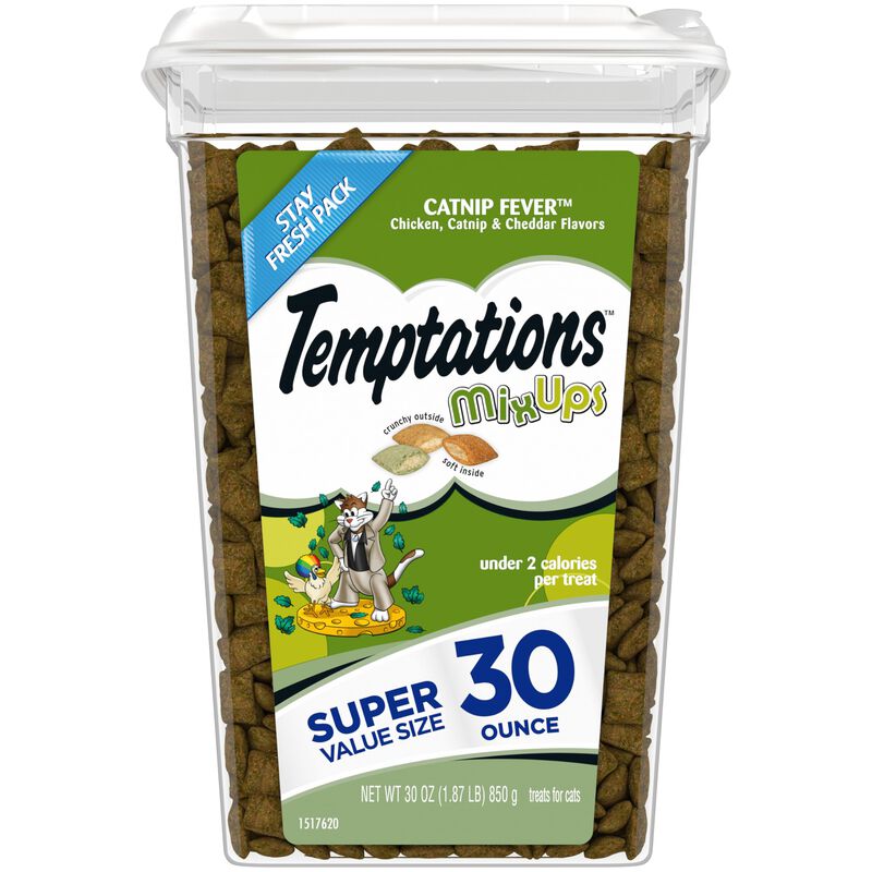 Cat Treats Temptations Mixups Sabor Catnip Feve... image number null