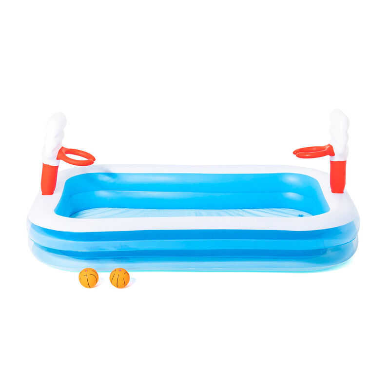 Alberca Inflable Rectangular con Aros Basketbal... image number null