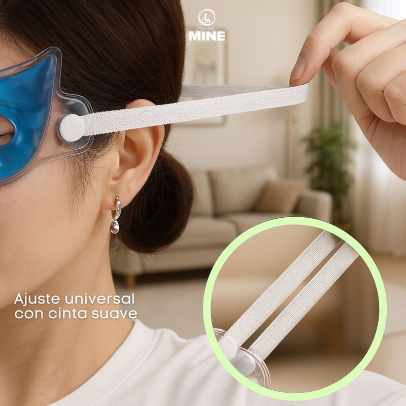 Antifaz de Gel Terapia Fr&iacute;o-Calor para Ojos | M... image number null