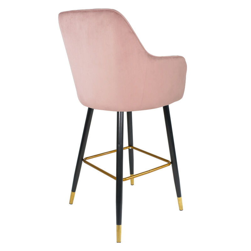 Sillas Altas Tapizadas Banco Terciopelo Velvet ... image number null