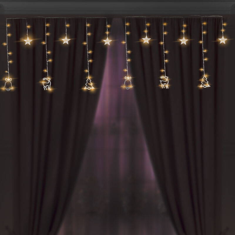 Serie decoraci&oacute;n Navide&ntilde;a C&aacute;lida 150 focos, Luz... image number null