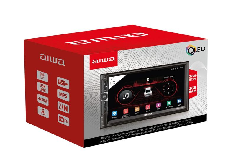 Radio Auto 2 Din Android Touch Hd De 7'' Aiwa A... image number null