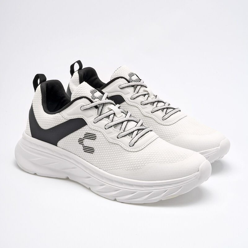 Charly Tenis deportivo para hombre blanco negro image number null