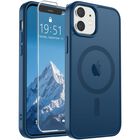 Funda Magn&eacute;tica Supfine para iPhone 12 Mini y iPhone 13 Mini - Azul Profundo
