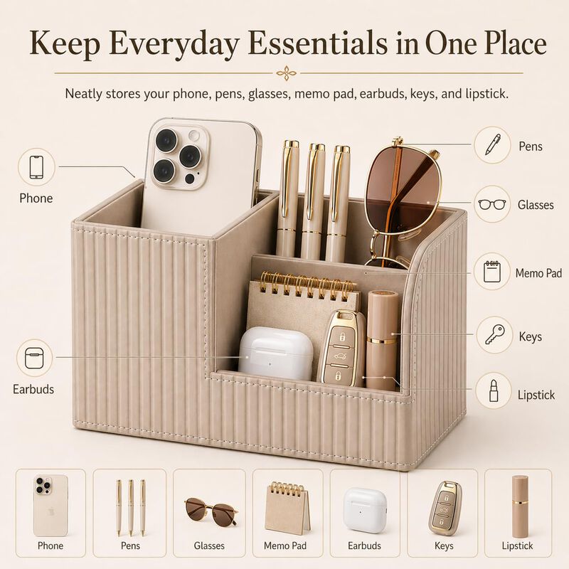 Organizador De Escritorio Kingfom 20x10x11 Cm M... image number null