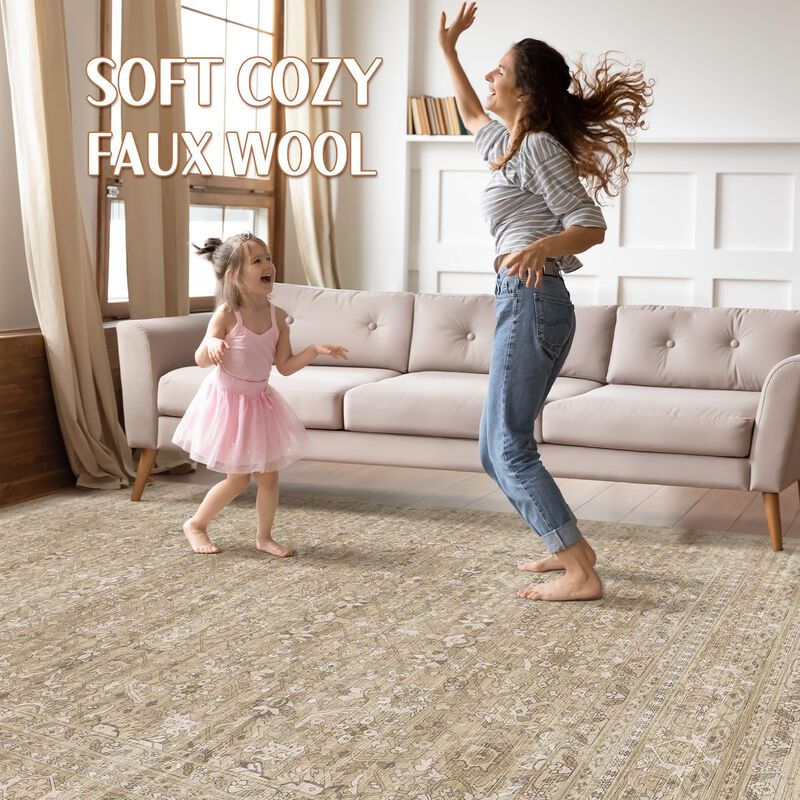 Alfombra Loongrug 178 &times; 229 cm Lavable Vintage ... image number null