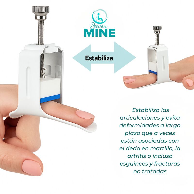 Ortesis Ajustable para Dedo con Tornillo y Reso... image number null