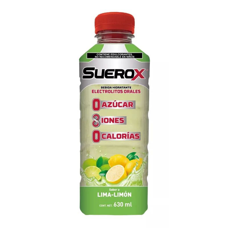 Suerox Bebida Hidratante Lima Limon 630 Ml. Ele... image number null