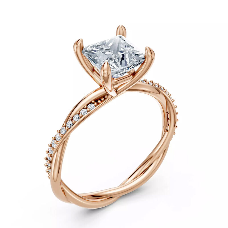 Anillo De Compromiso - Pav&eacute; - Amore595-pr-cz image number null