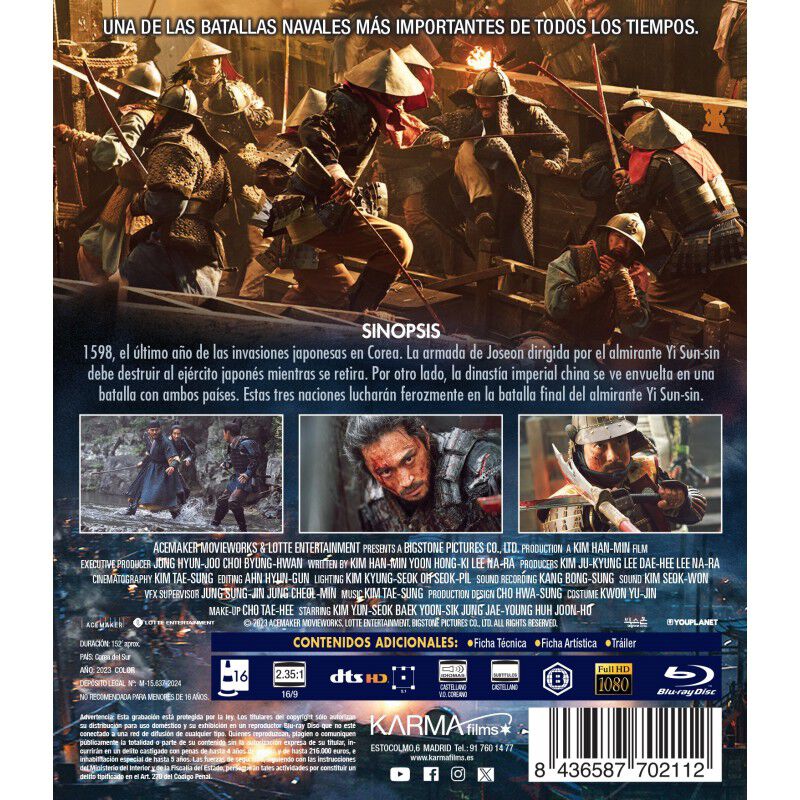 Noryang: La batalla final [Blu-ray] (2023) Nory... image number null
