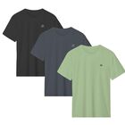 Set de 3 playeras Bark and Hide Playera Para Hombre Cuello Redondo Manga Corta Modelo Bark