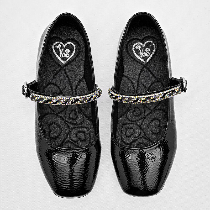 Ks Zapato escolar Negro Para Ni&ntilde;a image number null