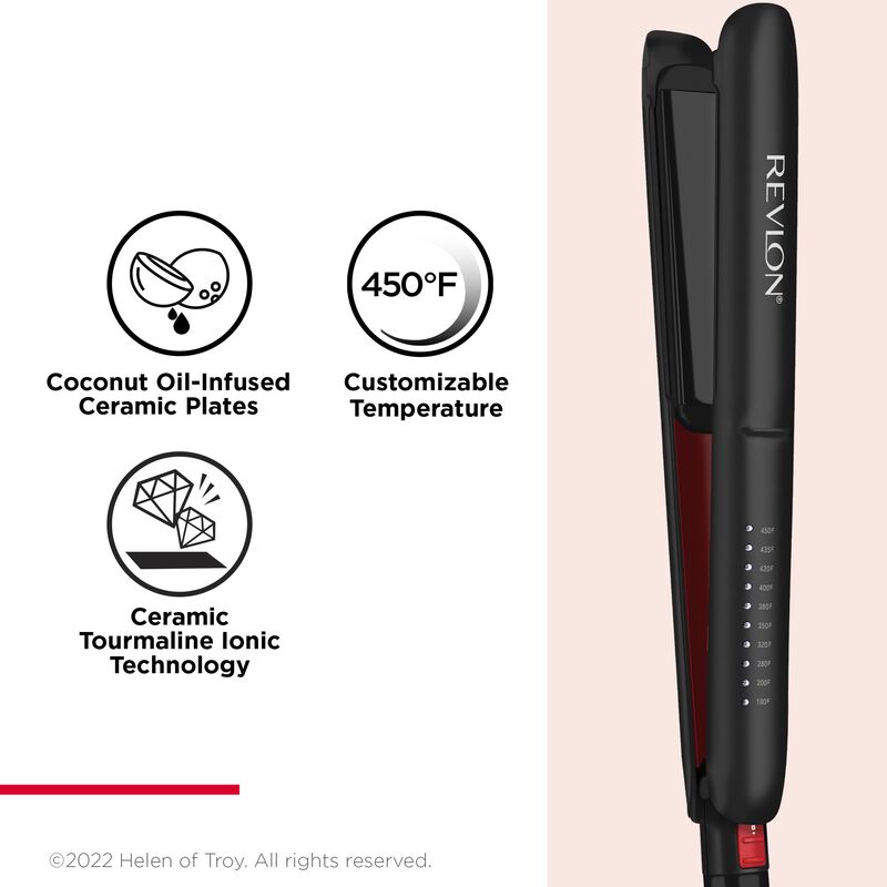 Plancha De Pelo Revlon Smoothstay Con Aceite De... image number null