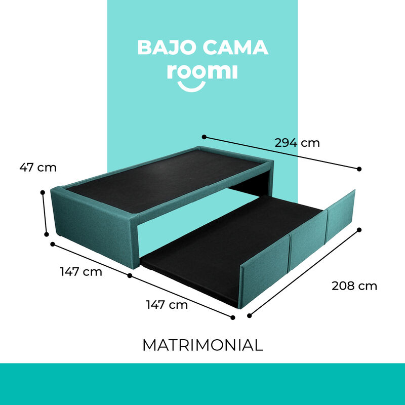 Cama Doble Roomi Matrimonial - Matrimonial Expl... image number null