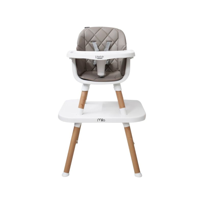 Silla Alta Mila 6 En 1 Gris image number null