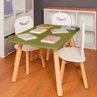 Mesa Rectangular Amplia de Madera para Niños Y Niñas-Verde
