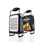 Rallador De Caja Microplane De Acero Inoxidable De Cuatro Lados, Ultrafilado