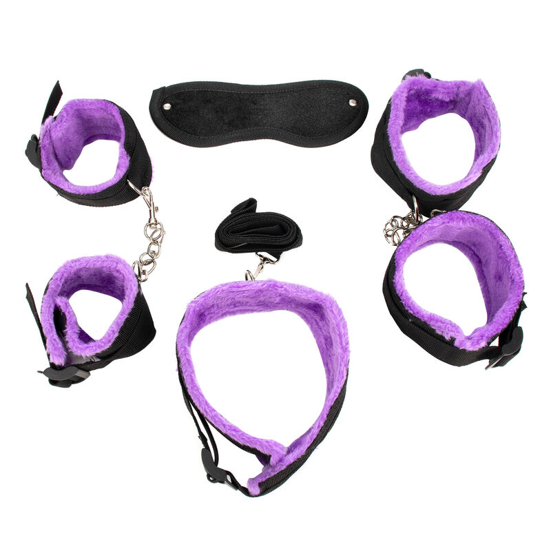KIT BONDAGE SET TUTIFRUTI BDSM 10 PZS MORADO image number null