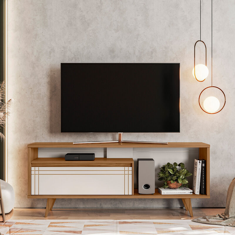 Mueble Para Tv Rack De Hasta 60 Pulgadas C/puer... image number null