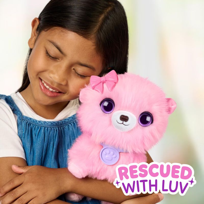 Peluche Scruffaluvs Pet Scruffs Rosa Con 3 Masc... image number null