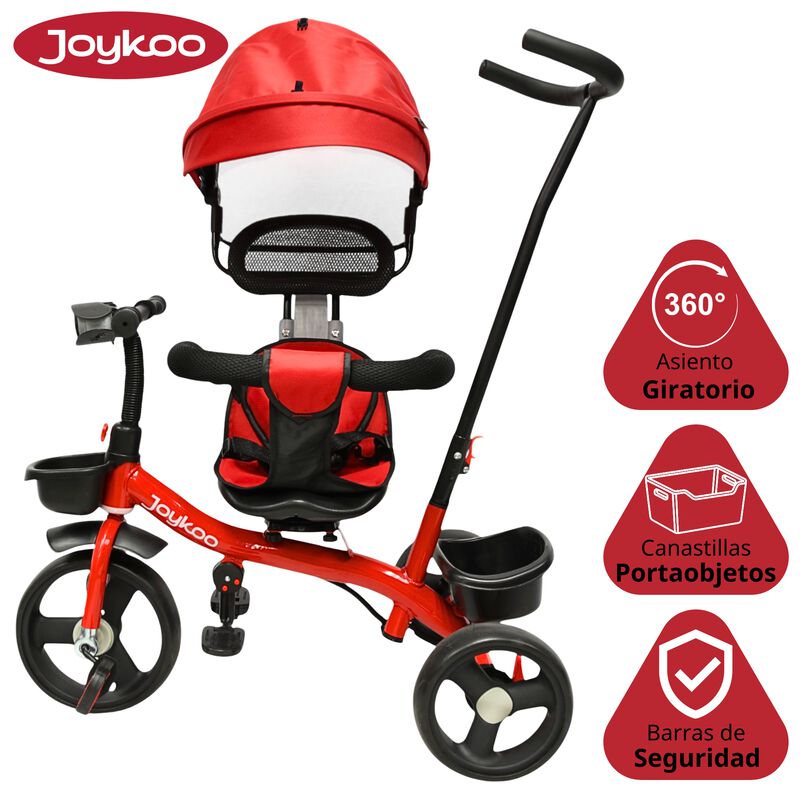 Triciclo Evolutivo para Niños Asiento Giratorio... image number null