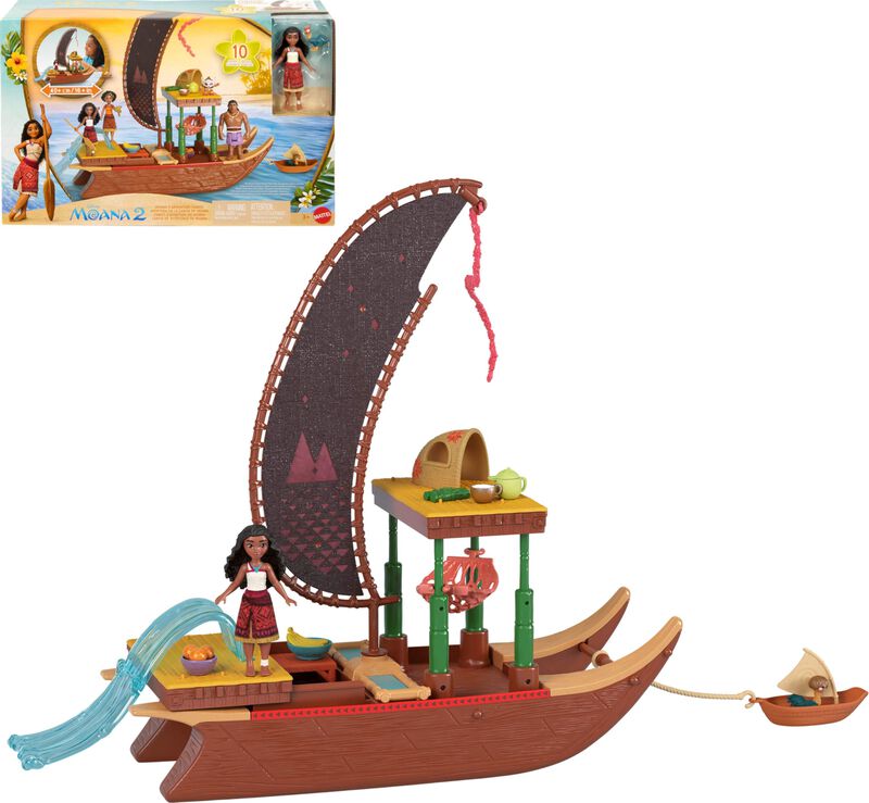 Canoa Playset Mattel Disney Moana's Adventure C... image number null