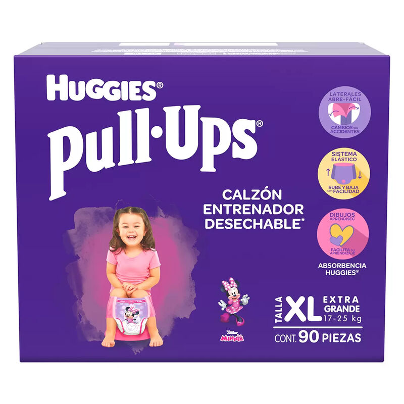 Pa&ntilde;ales Huggies Pull Ups Noche Y Dia Etapa 6 Ni... image number null