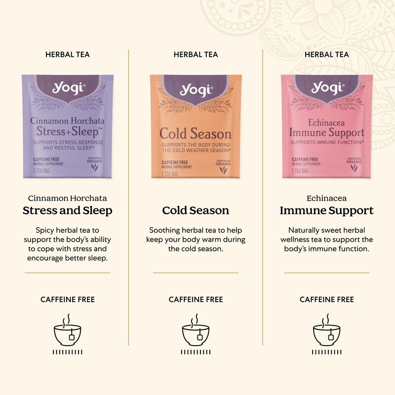 Caja De Regalo Tea Sampler Yogi Get Well, 45 Bo... image number null