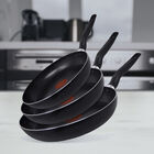 3 Sartenes de Aluminio Vital T-Fal  20 24 y 26 cm