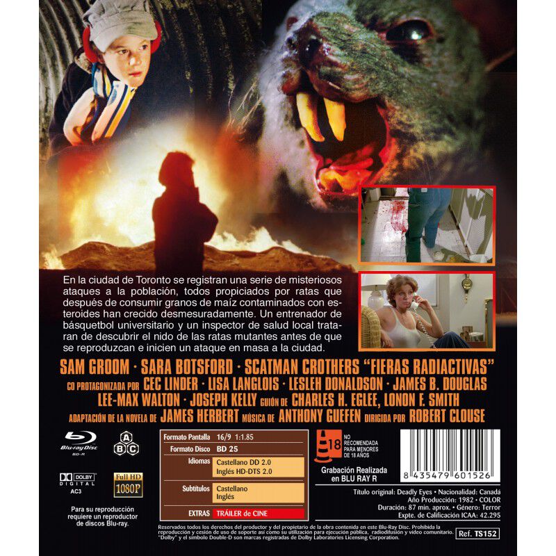 Fieras Radiactivas [blu-ray R] (1982) Deadly Ey... image number null