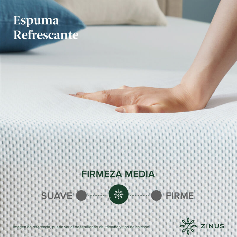 Zinus | Colch&oacute;n Individual Memory Foam 30 Cm Su... image number null