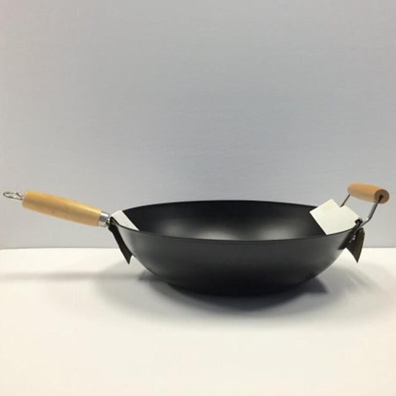 Wok antiadherente Mainstays de 13.75 pulgadas image number null