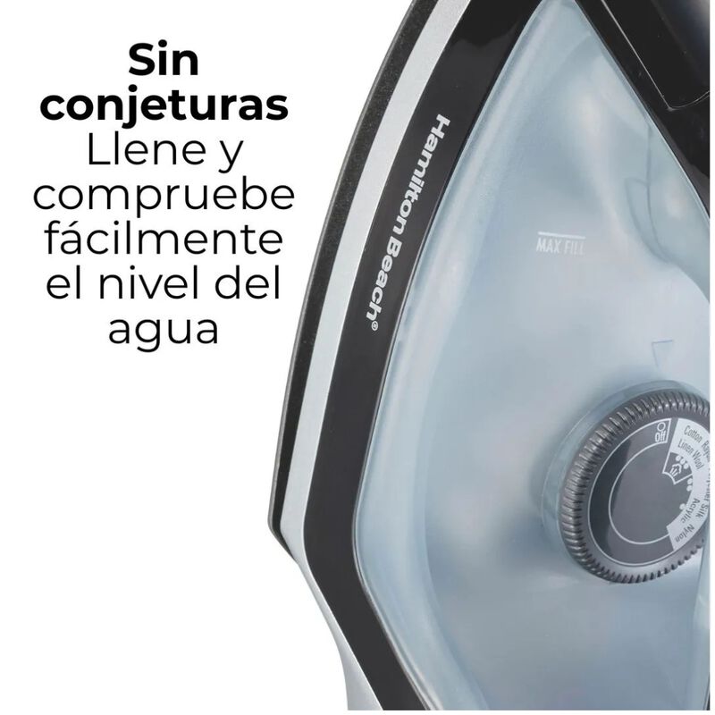 Plancha Ropa Cordon Retractil Vapor Hamilton Be... image number null