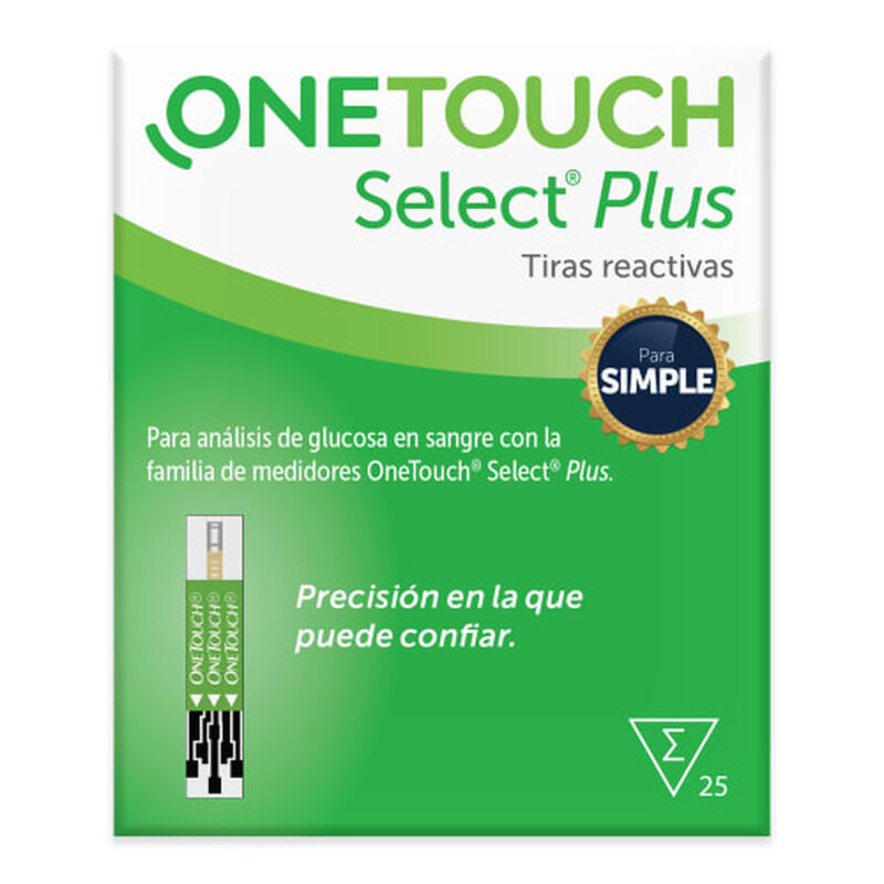 ONE TOUCH SELE PLUS SIMPLE CON 25 TIRAS image number null