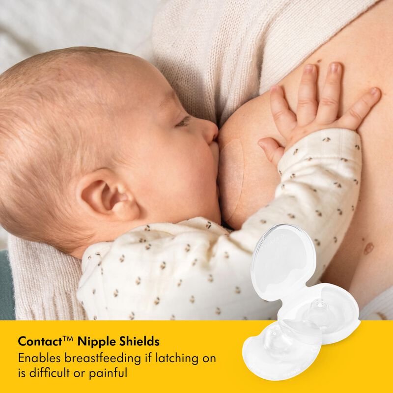 Protectores De Pezones Contact Nipple Shields M... image number null