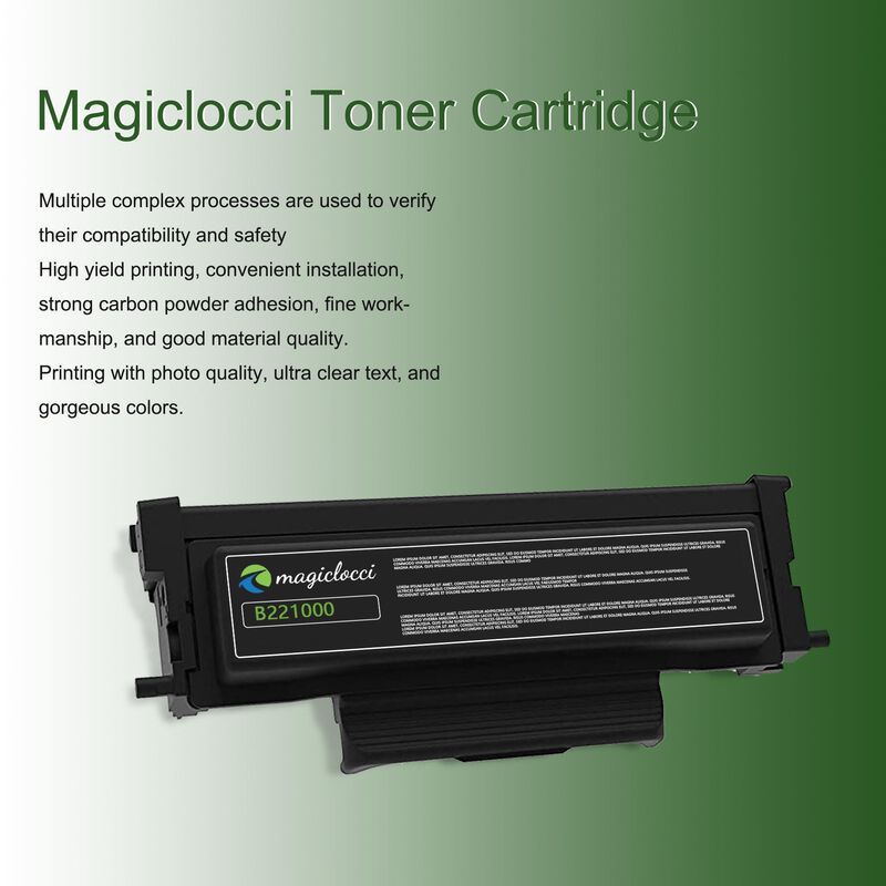 Cartucho De T&oacute;ner Magiclocci B221000 2 Unidades... image number null