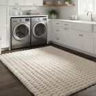 Alfombra Nuloom Jeni Beige De Cuadros Lavable 152 cm &times; 244 cm