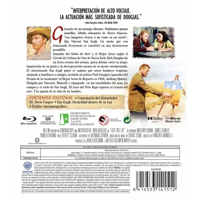 El Loco del Pelo Rojo [Blu-ray] (1956) Lust for... image number null