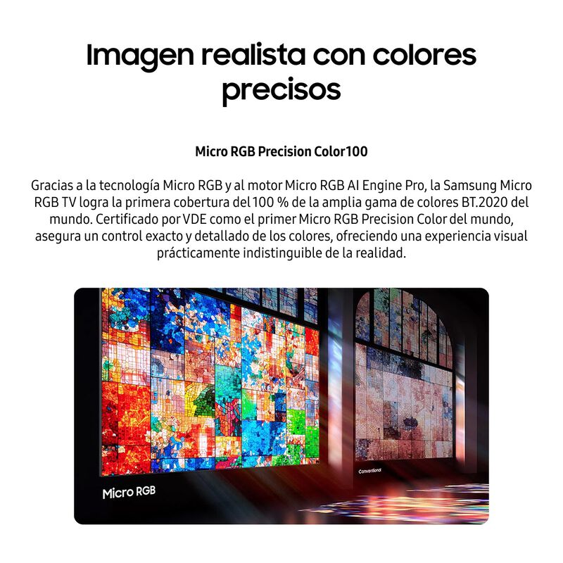 Pantalla Samsung 65" Micro Rgb R95haf 4k Vision... image number null