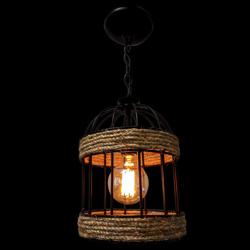 L&aacute;mpara Colgante Barril Tula Mil Luces image number null