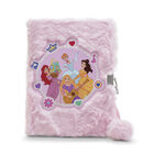 Disney Princesas - Diario Secreto Infantil De Peluche Suave Con Candado, Llave y pluma