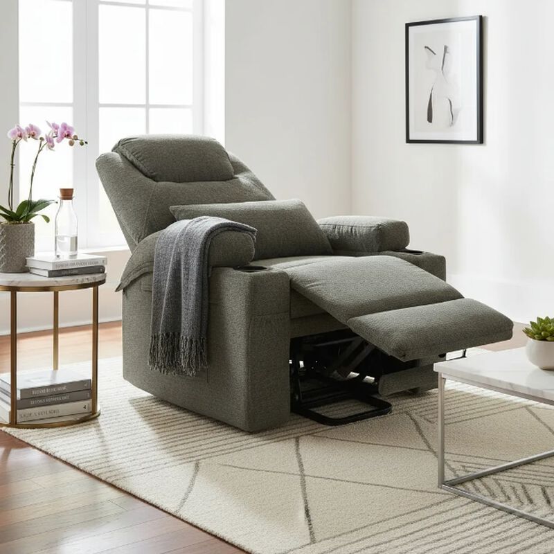 Sill&oacute;n Reclinable con calentador y masajeador image number null