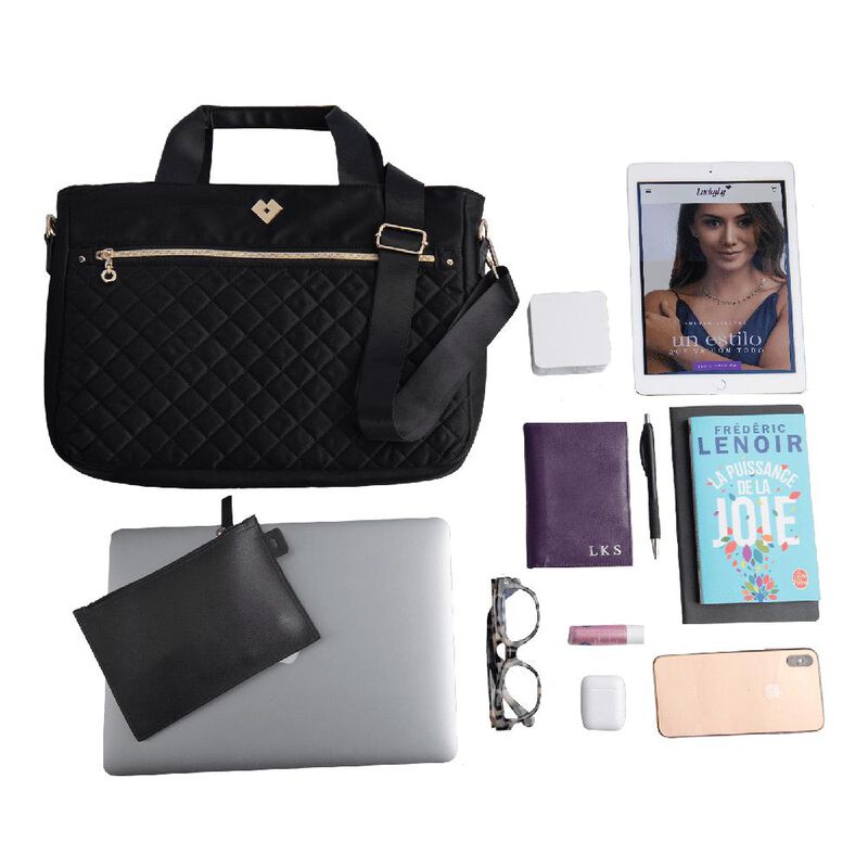 Bolsa Para Laptop Mujer Resistente Malet&iacute;n Cros... image number null