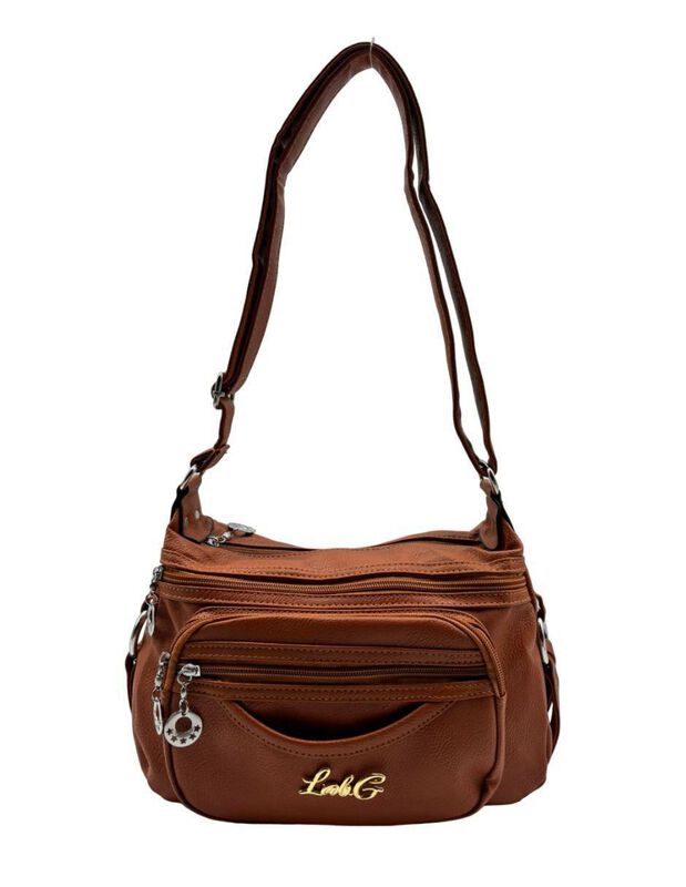 Bolsa Bandolera Pink Brule Universal De Cuero P... image number null