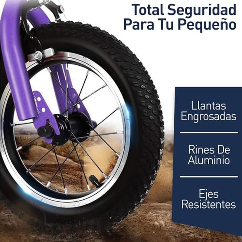 Bicicleta Infantil para Ni&ntilde;a Rodada 16 con Rued... image number null
