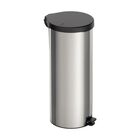 Basurero De Pedal Tramontina New 30 Litros Acero Inoxidable Gris 94538730