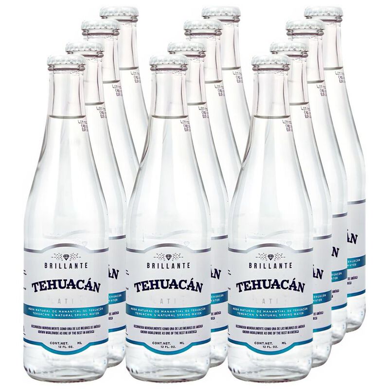 Agua Natural Tehuac&aacute;n Sin Gas Platino Pack 12 U... image number null