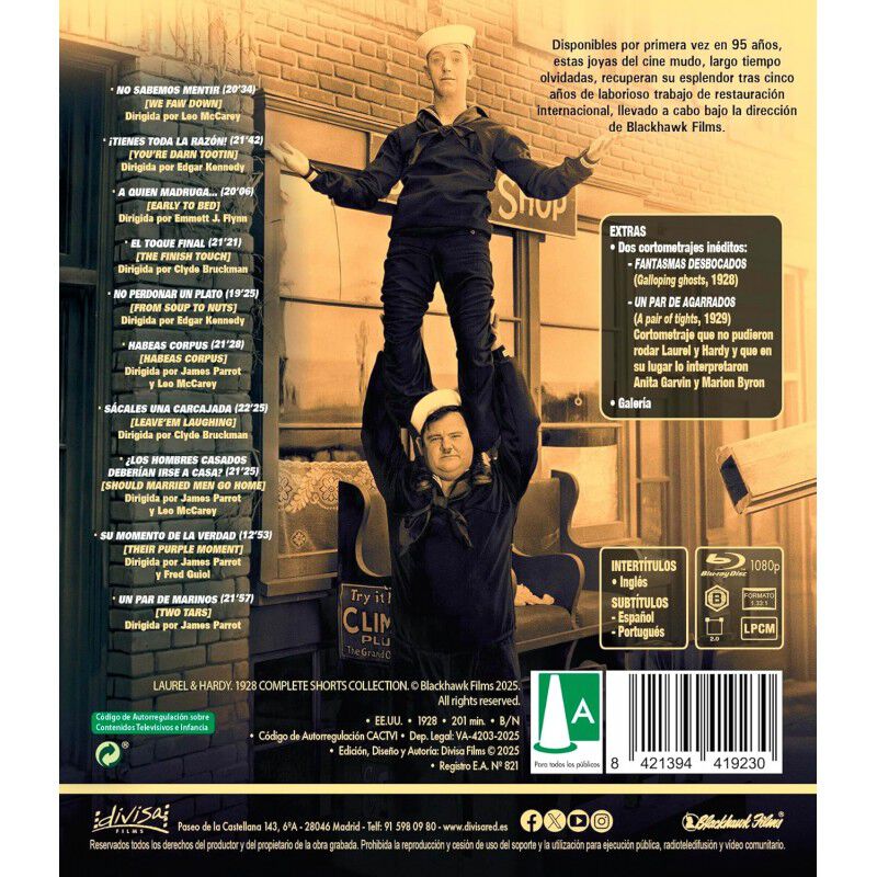 Laurel Y Hardy (Colecci&oacute;n Completa de Cortos) [... image number null