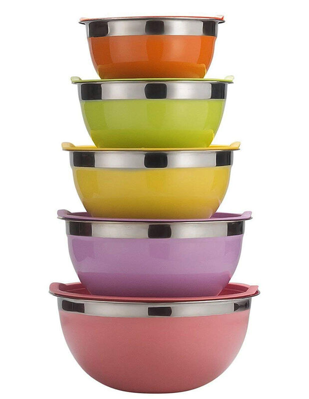 Juego De Ensaladeras Colors Acero Inoxidable 5 ... image number null